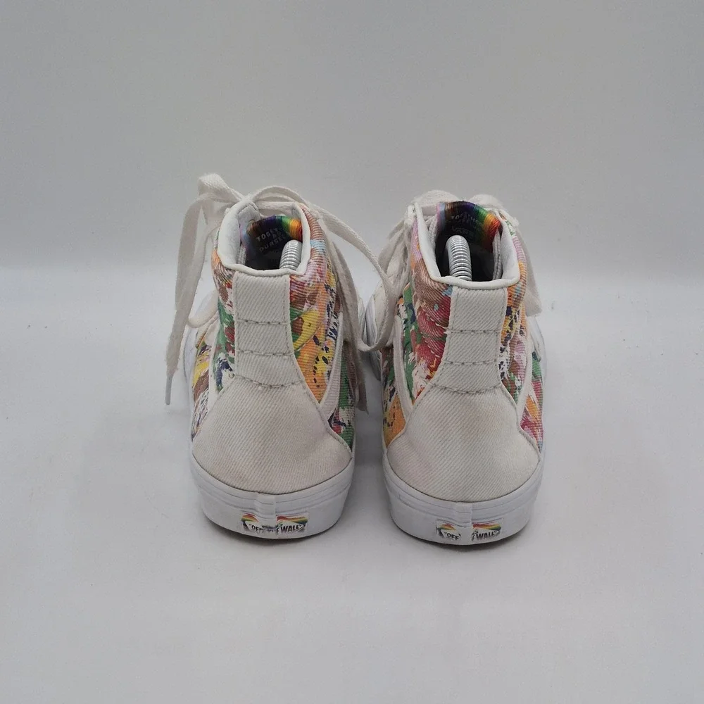 Vans Sk8-Hi Together As Ourselves Shoes Womens Size 8 Multicolor High Top Canvas